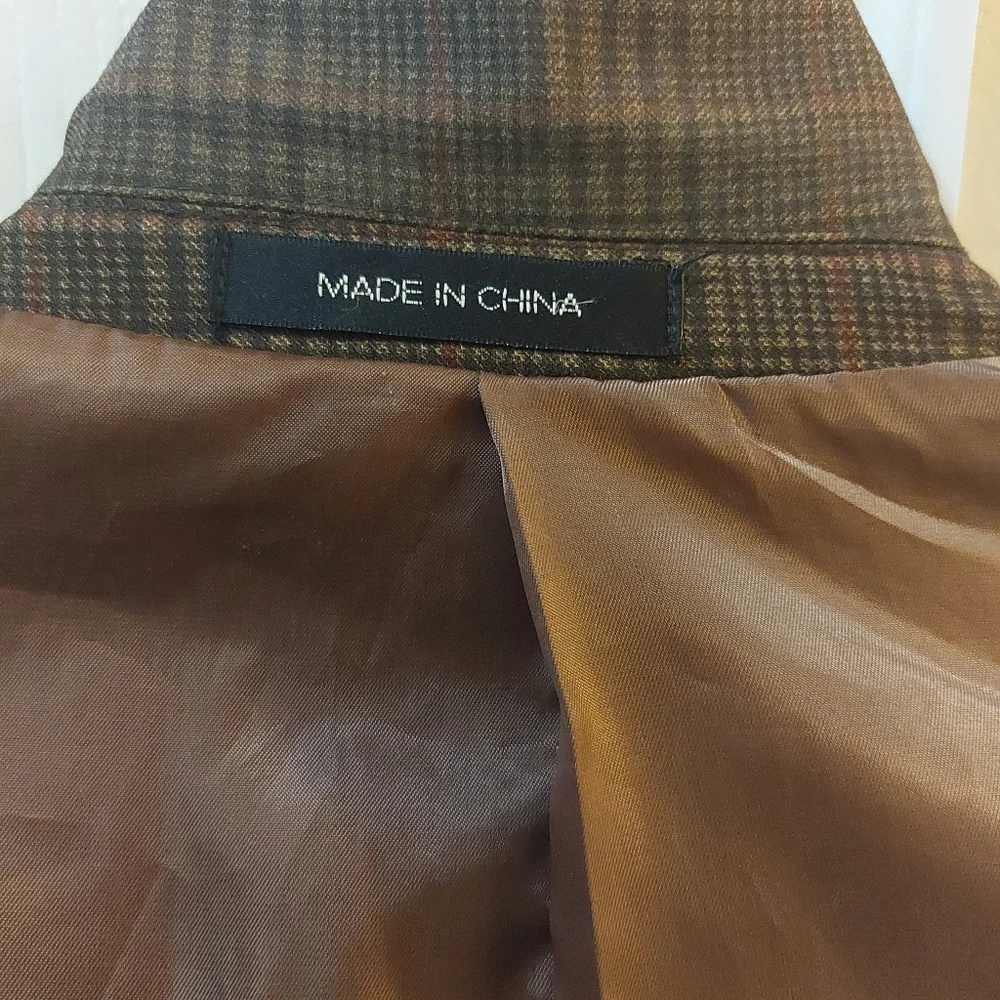 Mario Rossi Men's Brown Blazer Size 46L